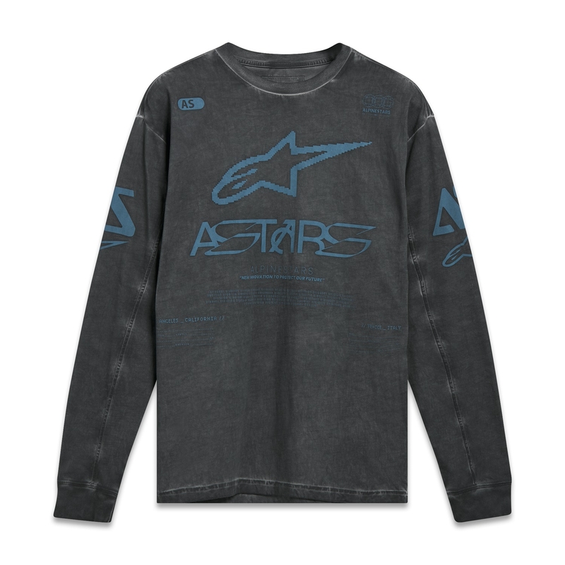 T-shirt a maniche lunghe Alpinestars Nook Knit Grigio scuro
