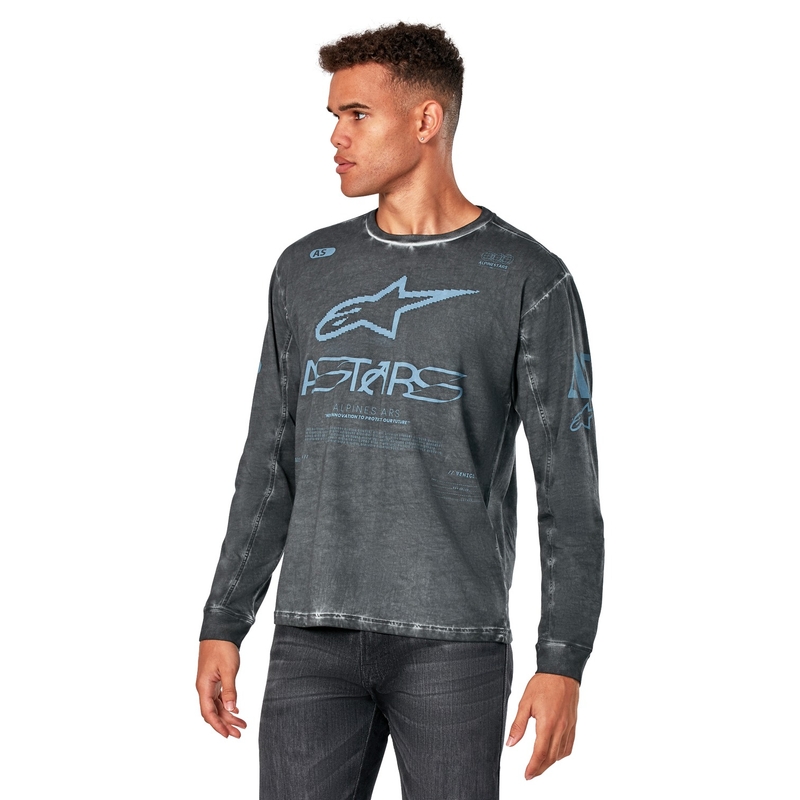 T-shirt a maniche lunghe Alpinestars Nook Knit Grigio scuro