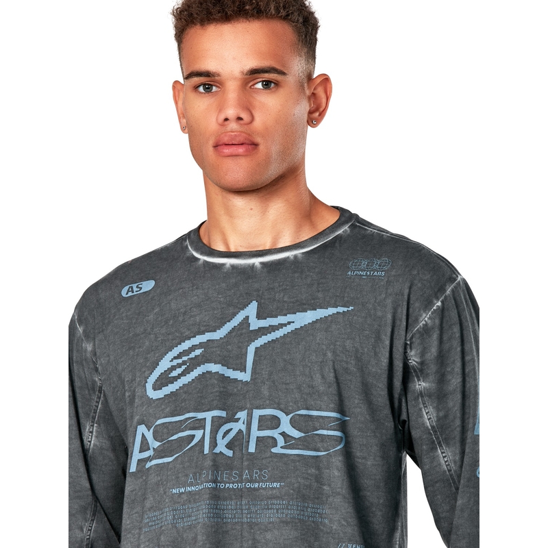T-shirt a maniche lunghe Alpinestars Nook Knit Grigio scuro