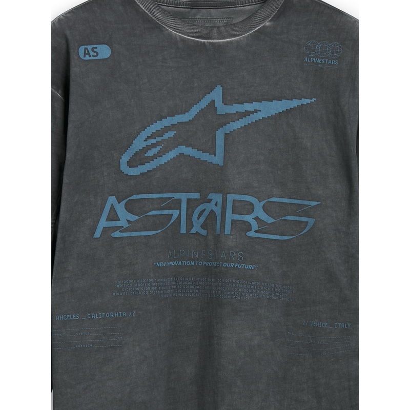 T-shirt a maniche lunghe Alpinestars Nook Knit Grigio scuro