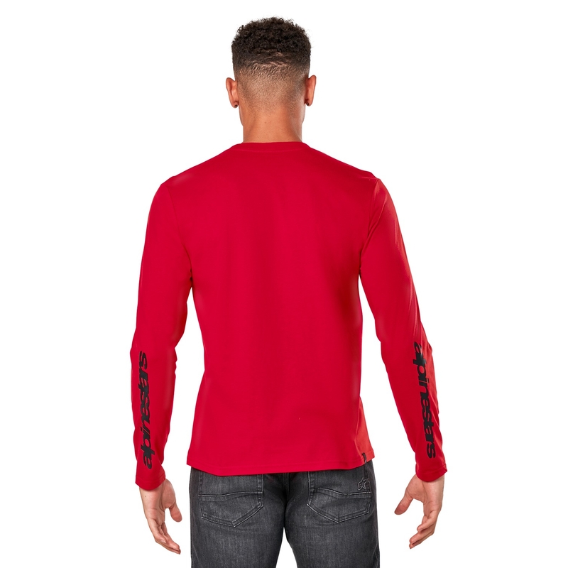 Maglietta a maniche lunghe Alpinestars Backhand CSF Rossa