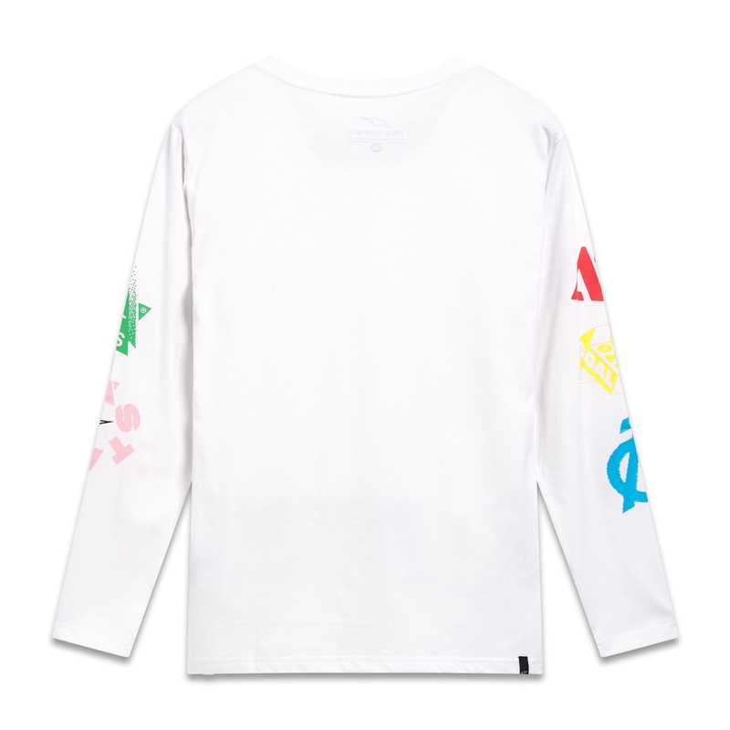 Maglietta Alpinestars Brundo CSF Bianca a maniche lunghe