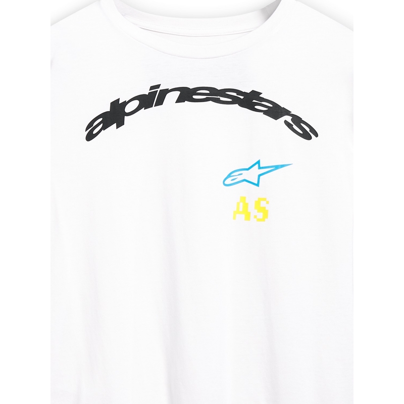 Maglietta Alpinestars Brundo CSF Bianca a maniche lunghe