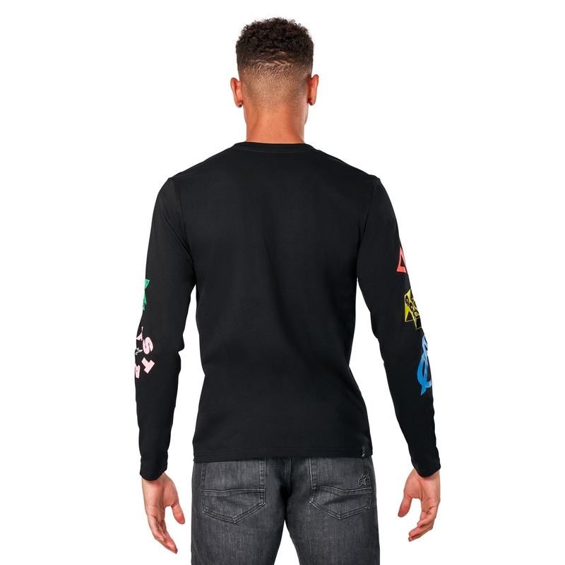 Maglietta Alpinestars Brundo CSF a maniche lunghe Nera