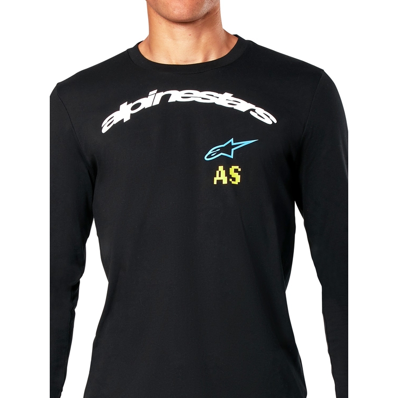 Maglietta Alpinestars Brundo CSF a maniche lunghe Nera