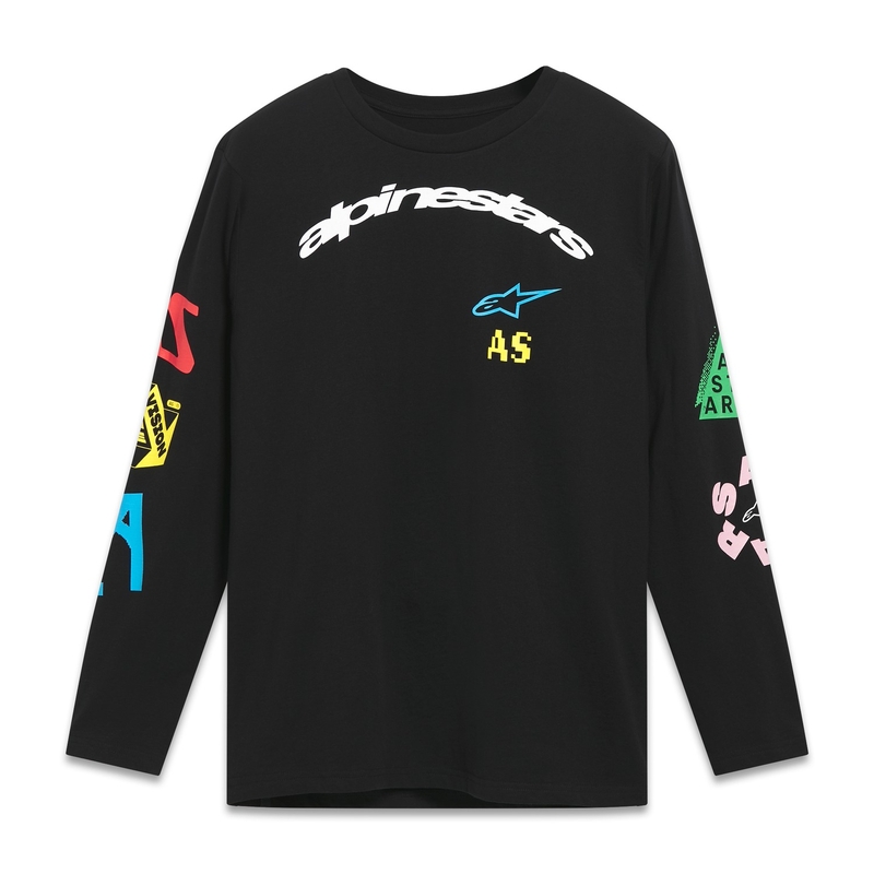 Maglietta Alpinestars Brundo CSF a maniche lunghe Nera