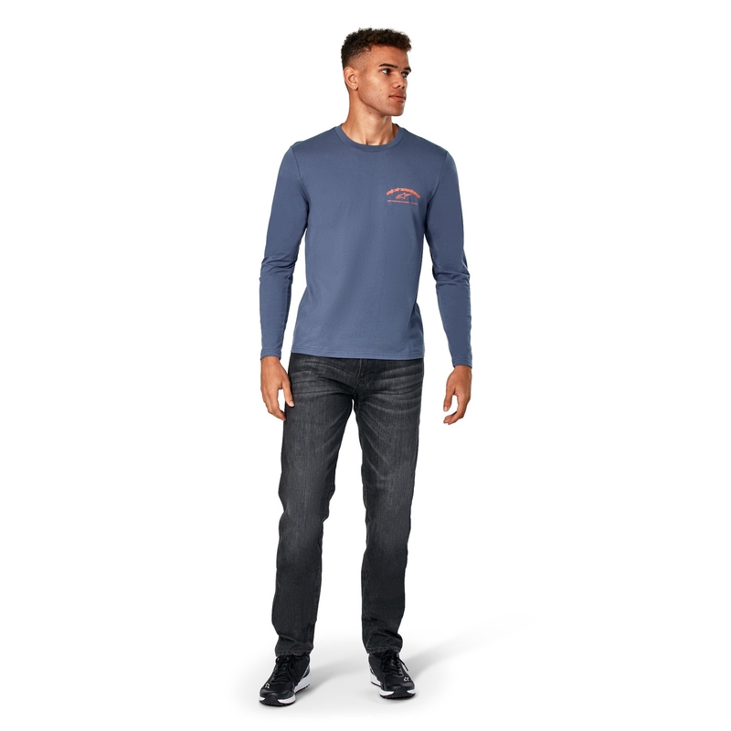 Maglietta Alpinestars Vitalus CSF Blu a maniche lunghe
