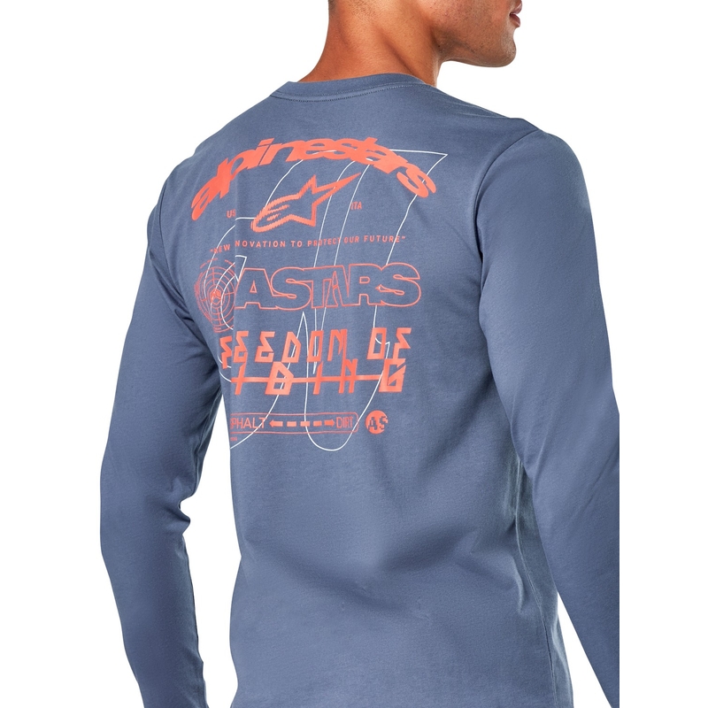 Maglietta Alpinestars Vitalus CSF Blu a maniche lunghe