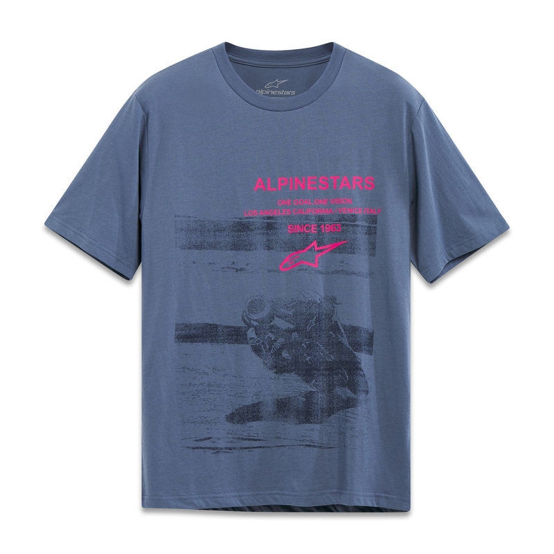 Maglietta Alpinestars Granpremo CSF di colore blu