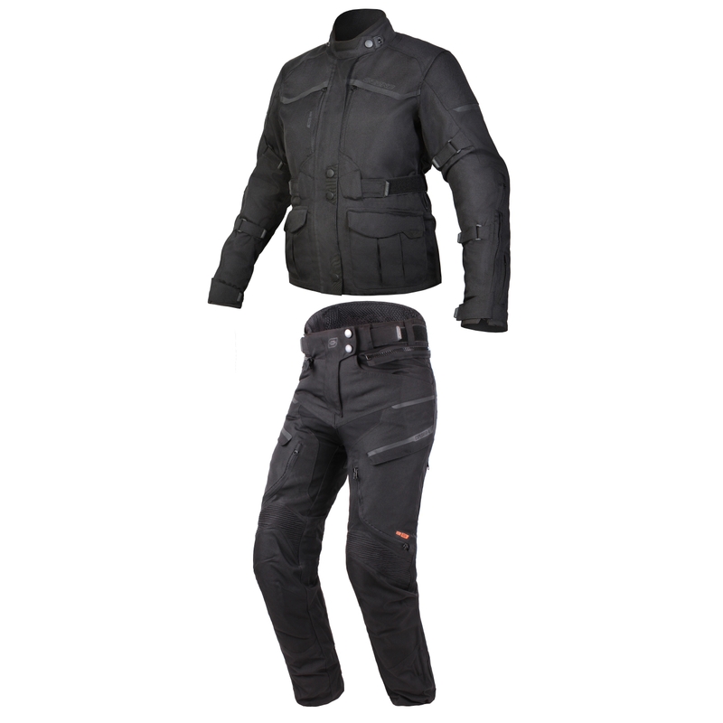 Dámská kombinéza na motorku Ozone Explorer II černá výprodej