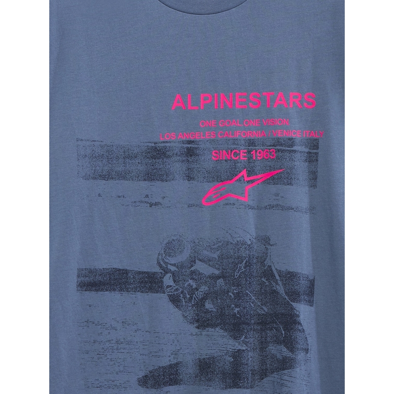 Maglietta Alpinestars Granpremo CSF di colore blu