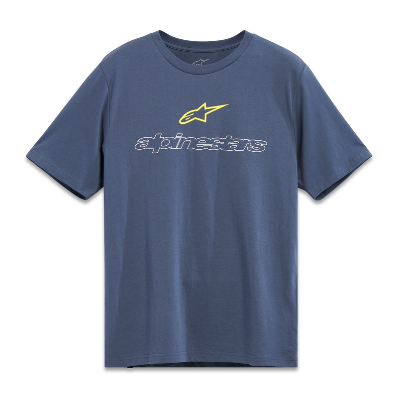 Maglietta Alpinestars Linear Trace CSF di colore blu
