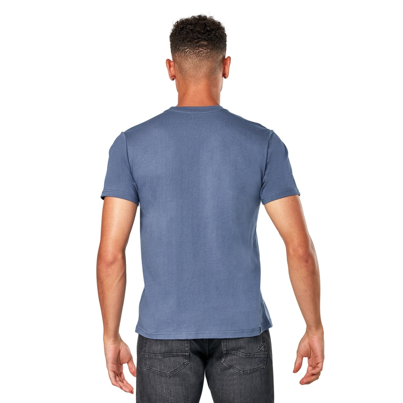 Maglietta Alpinestars Linear Trace CSF di colore blu