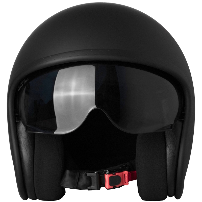 Casco moto aperto Street Racer Shadow II Nero opaco