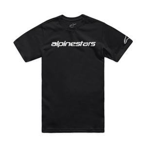 T-shirt Alpinestars Linear Wordmark 2.0 CSF bianco-nera