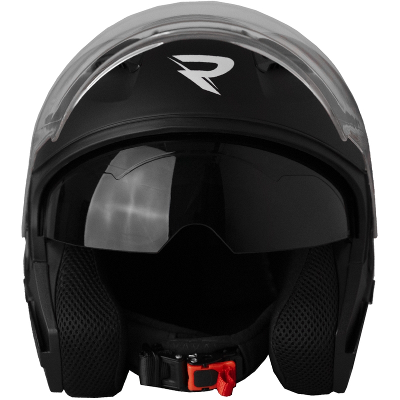 Casco da moto aperto Street Racer Sonic nero opaco