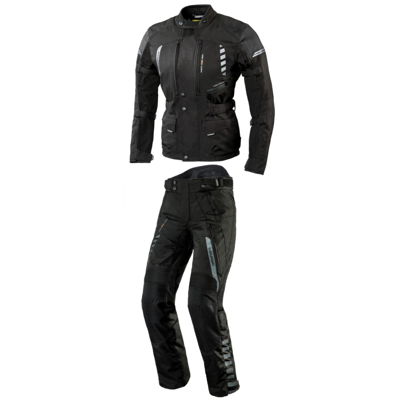 Tuta Moto Rebelhorn Hiker II nero Saldi