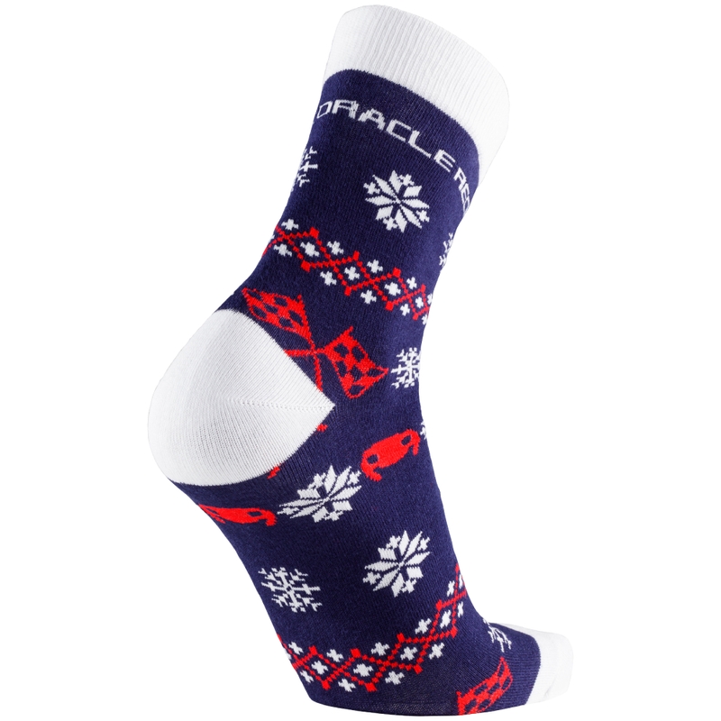 Calzini Oracle Red Bull Racing - Edizione natalizia blu-bianco-rosso