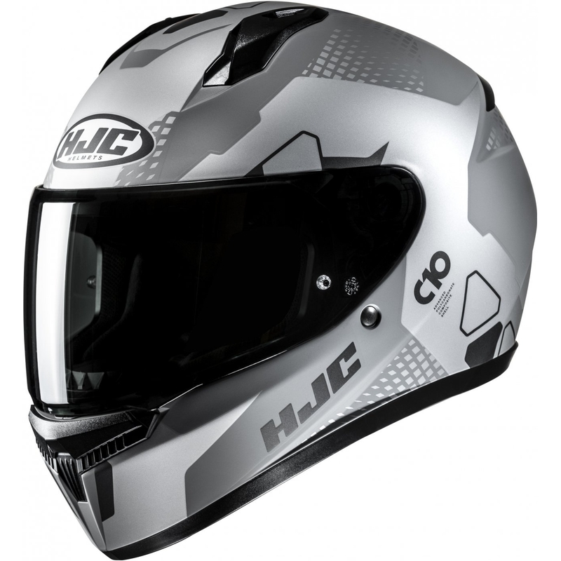 Casco moto integrale HJC C10 Aspa MC5SF grigio-argento-nero
