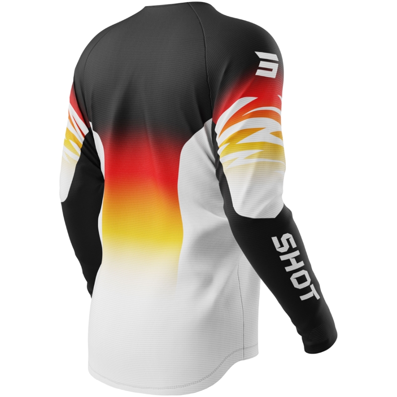 Maglia motocross per bambini Shot Draw X-Trem arancione