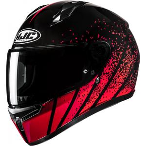 Casco moto integrale HJC C10 Haven MC1 nero-rosso
