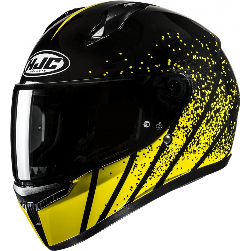 Casco moto integrale HJC C10 Haven MC3 nero-giallo