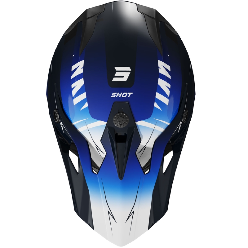 Casco motocross Shot Pulse X-Trem blu