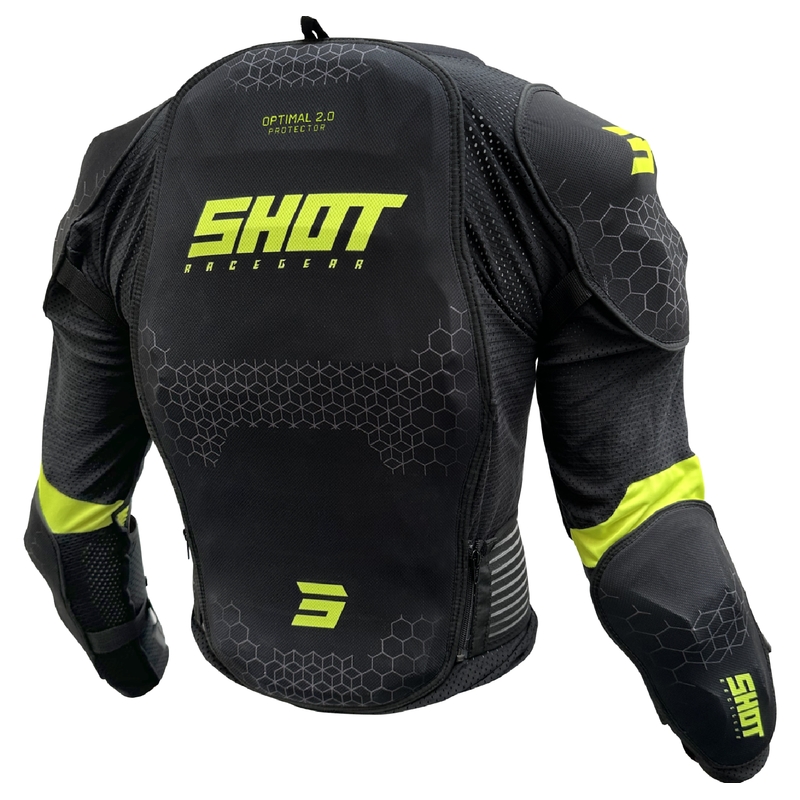 Protettore corpo Shot Optimal 2.0 nero-giallo
