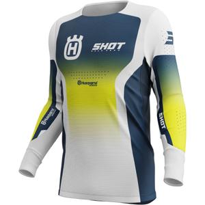 Maglia motocross Shot Aerolite HVA blu