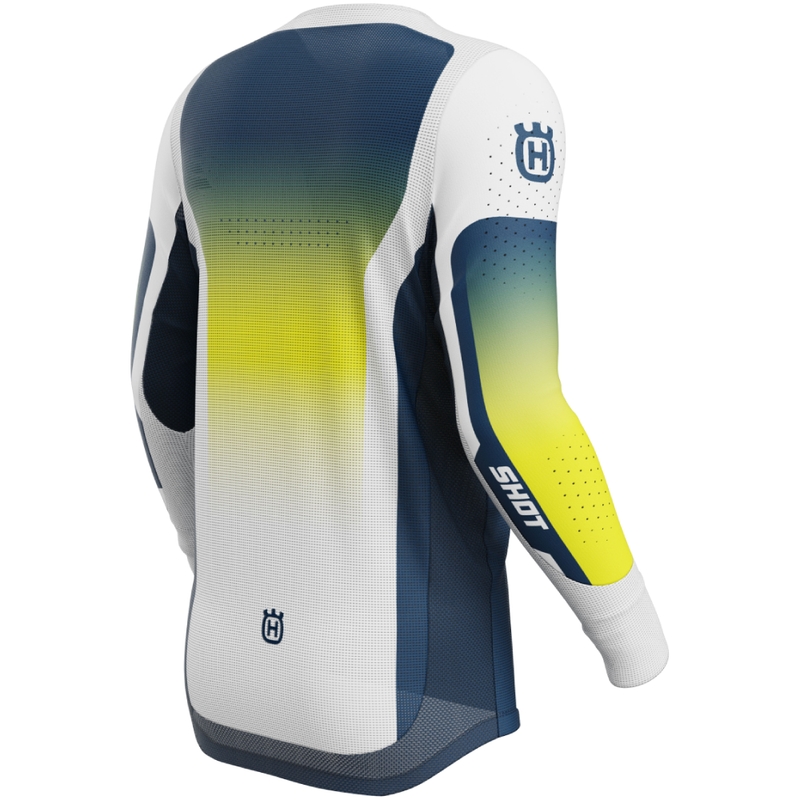 Maglia motocross Shot Aerolite HVA blu