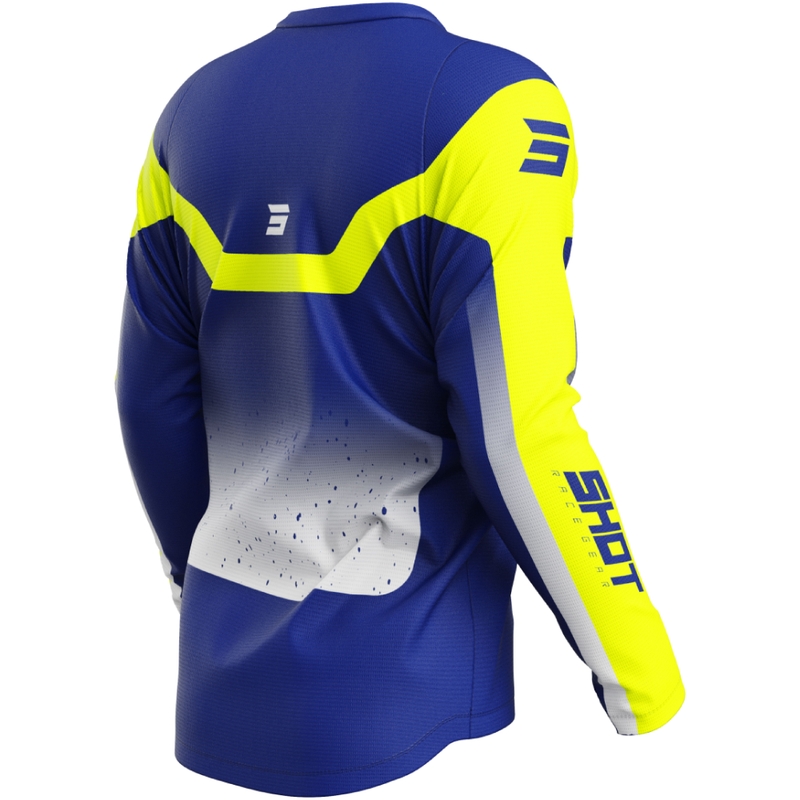 Maglia motocross Shot Devo Blast blu