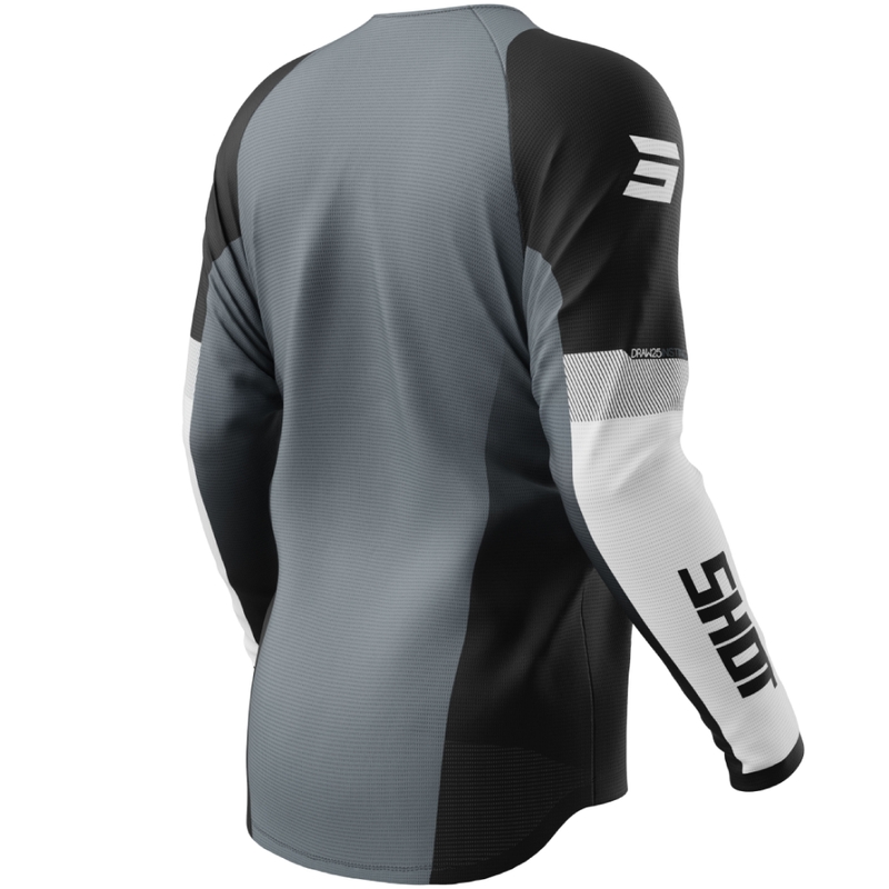 Maglia motocross Shot Draw Instinct grigia