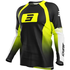Maglia motocross Shot Draw Instinct giallo fluo