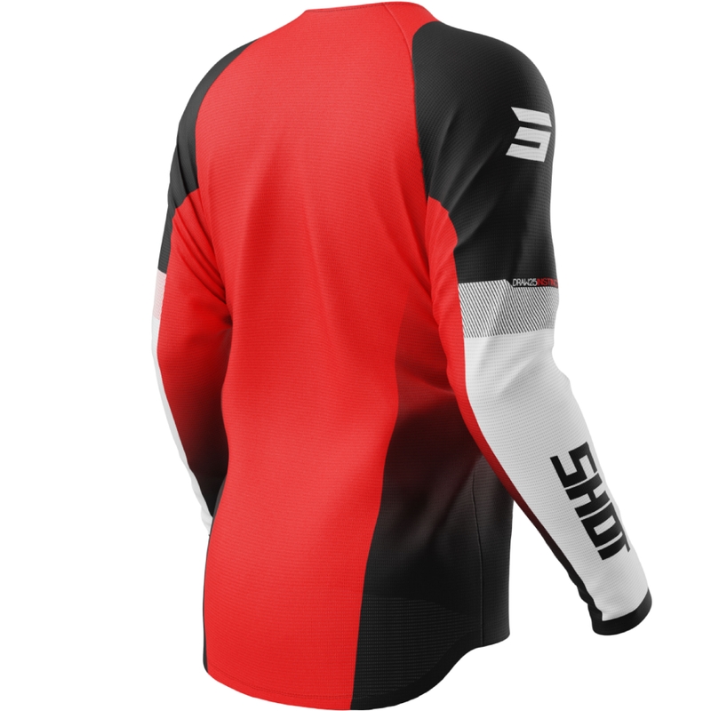 Maglia motocross Shot Draw Instinct rossa