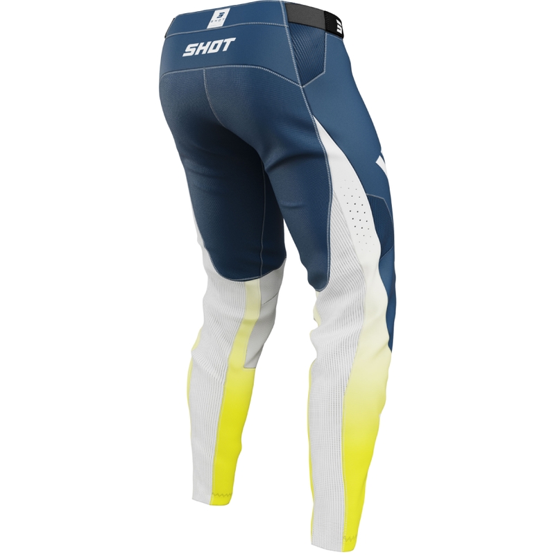 Pantaloni motocross Shot Aerolite HVA blu