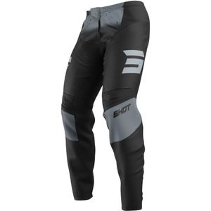 Pantaloni motocross Shot Devo Blast nero-grigio