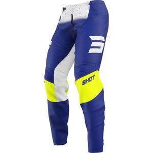 Pantaloni motocross Shot Devo Blast blu