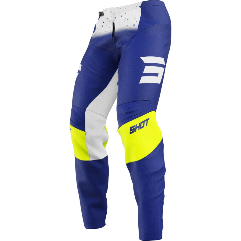 Pantaloni motocross Shot Devo Blast blu