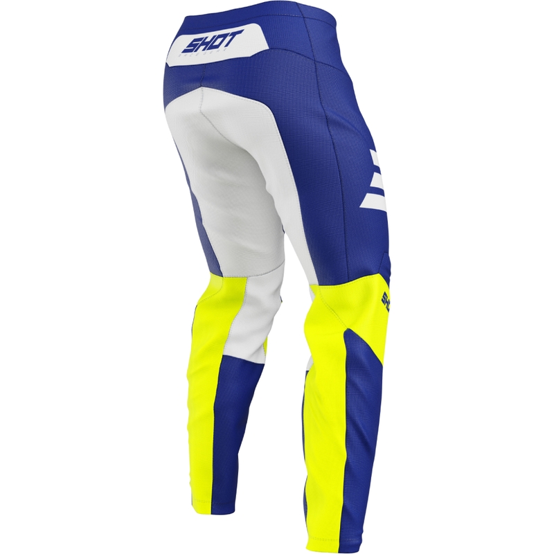 Pantaloni motocross Shot Devo Blast blu