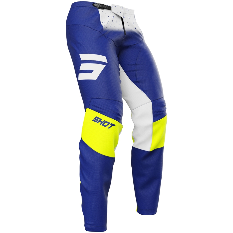 Pantaloni motocross Shot Devo Blast blu