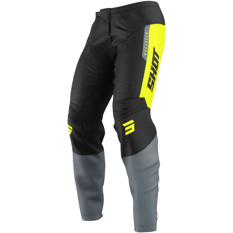 Pantaloni motocross Shot Devo League giallo fluo