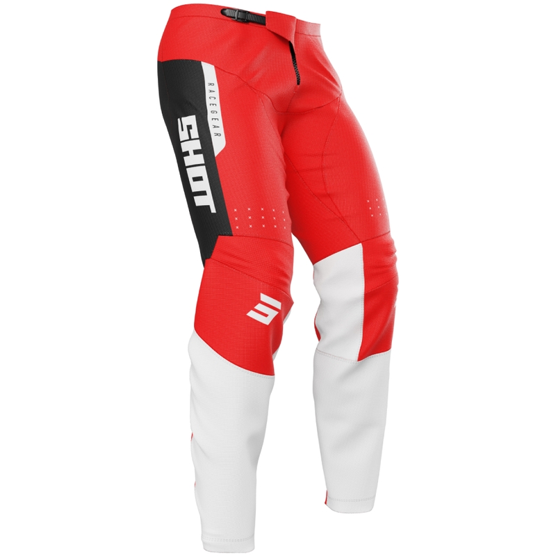 Pantaloni motocross Shot Devo League rossi