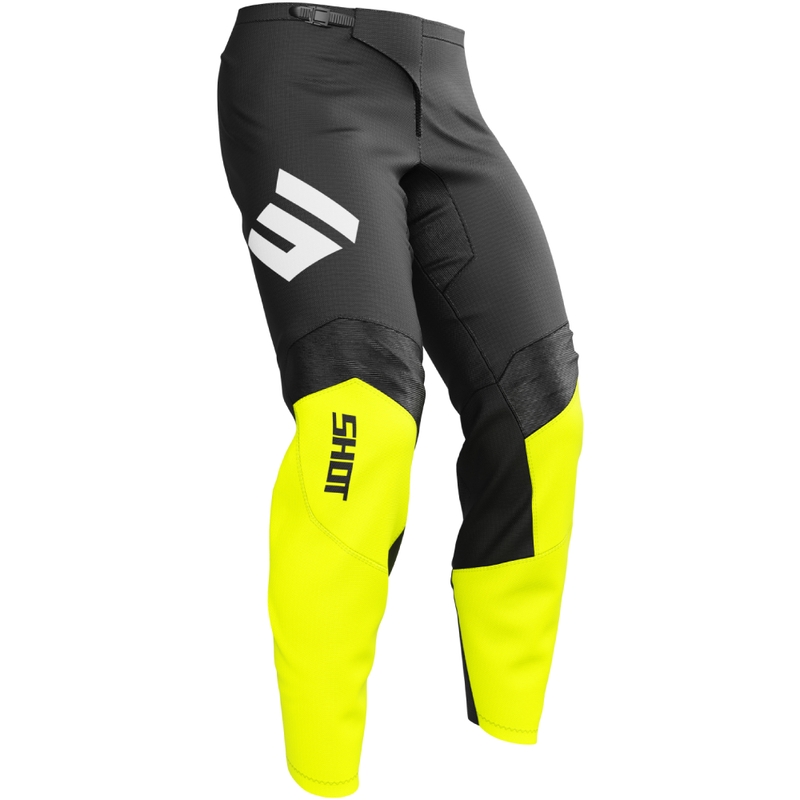 Pantaloni motocross Shot Draw Instinct giallo fluo