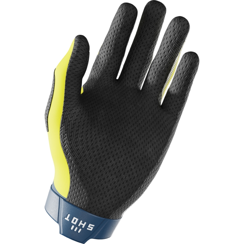 Guanti motocross Shot Lite HVA blu
