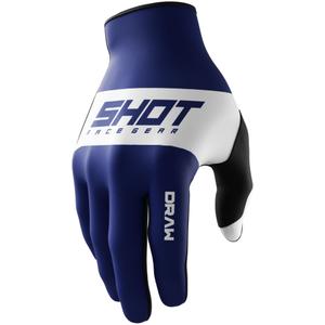 Guanti motocross Shot Draw Sky blu