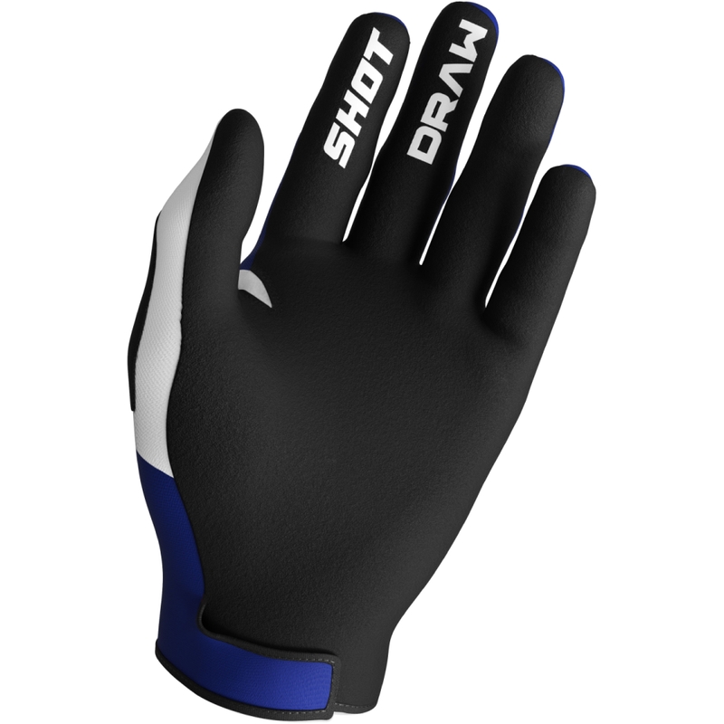 Guanti motocross Shot Draw Sky blu