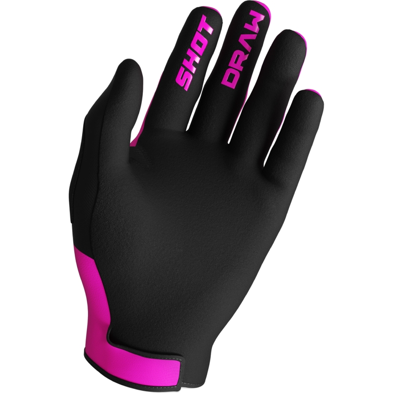 Guanti motocross per bambini Shot Draw Sky rosa