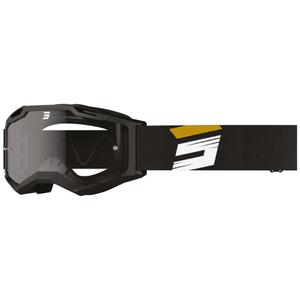 Occhiali motocross Shot Assault 2.0 Claw oro con plexiglass trasparente