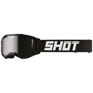 Occhiali motocross Shot Assault 2.0 Solid black con vetro iridium