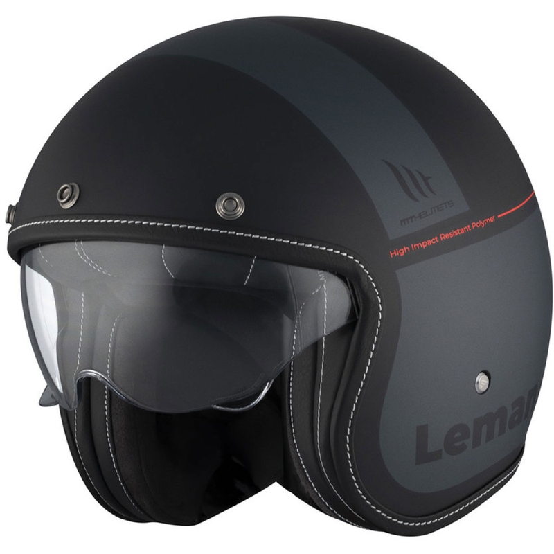 Casco moto aperto MT Le Mans 2 SV Qualità B2 nero opaco Saldi